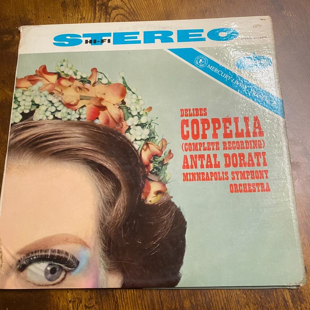 MERCURY Living Presence OL2-105 - DELIBES Coppelia - DORATI - 2LP